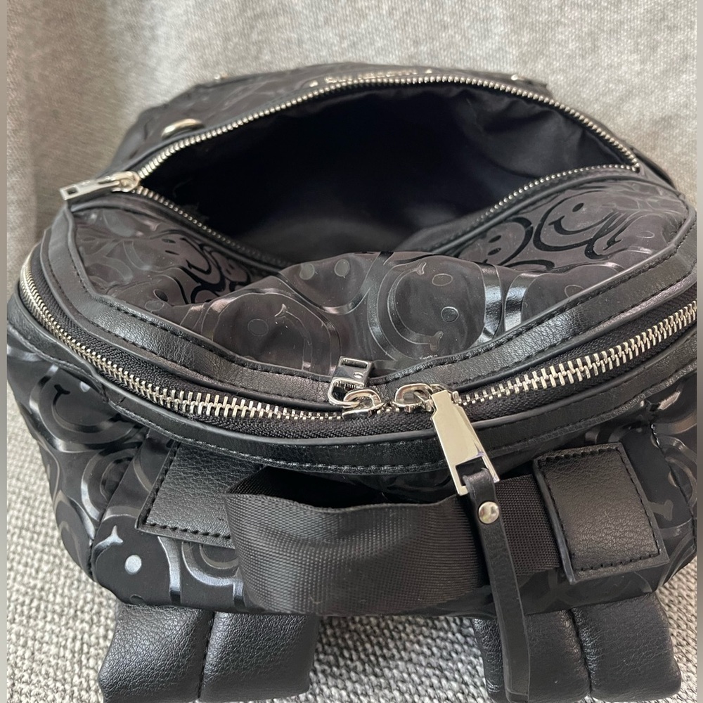 Steve Madden Black Embossed Backpack - Picture 11 of 16